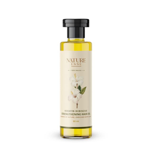 Keratin hibiscus hair strengthening oil (Japa Pushpi)