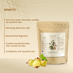 Natural Hair removal powder
