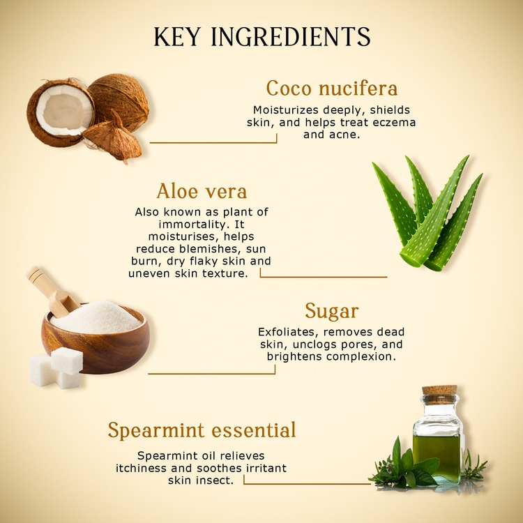 Coconut sugar Face Scrub (Narikela)