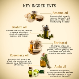 Anti hair fall Herb infused hair oil (Brahmi)