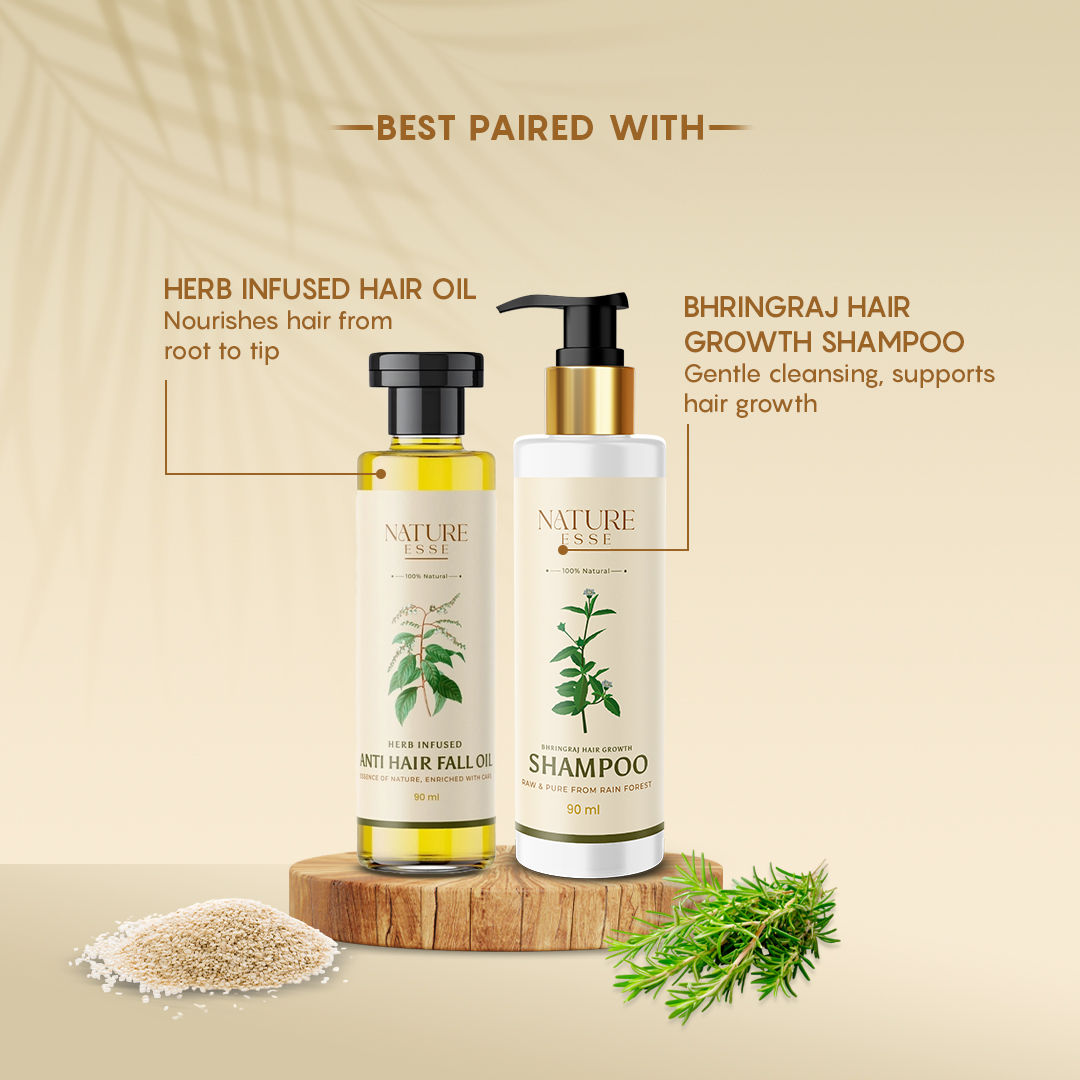 Anti hair fall Herb infused hair oil (Brahmi)