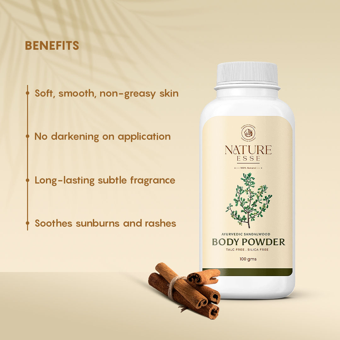 Ayurvedic Talc free Powder (Sandalwood)
